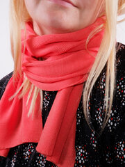 Шарф из мериносовой шерсти Aurea Vita Salmon Pink цена и информация | Женские шарфы, платки | kaup24.ee