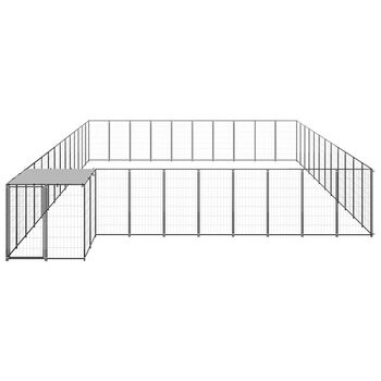 Koerte aedik, 37,51 m² must hind ja info | Transportkorvid, puurid | kaup24.ee