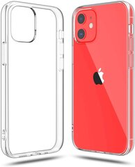 Telefoniümbris Crystal Clear Hard case integrated tempered glass Soundberry Apple iPhone 12/12Pro hind ja info | Telefoni kaaned, ümbrised | kaup24.ee