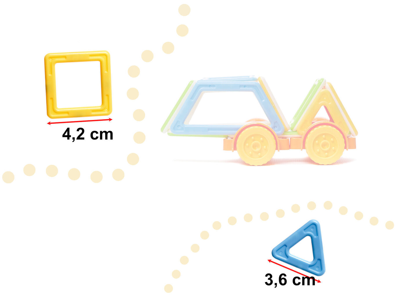 Magnetkonstruktor Magical Magnet 38-osaline hind ja info | Klotsid ja konstruktorid | kaup24.ee