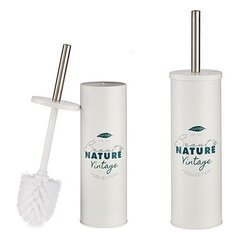 Brush holder Nature Valge Plastmass Teras (9,5 x 37,5 x 9,5 cm) hind ja info | Vannitoa sisustuselemendid ja aksessuaarid | kaup24.ee