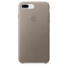 Nahast ümbris Apple iPhone 7 Plus, Helehall hind ja info | Telefoni kaaned, ümbrised | kaup24.ee