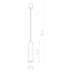 Nowodvorski Lighting rippvalgusti Eye Black I M 6840 hind ja info | Rippvalgustid | kaup24.ee