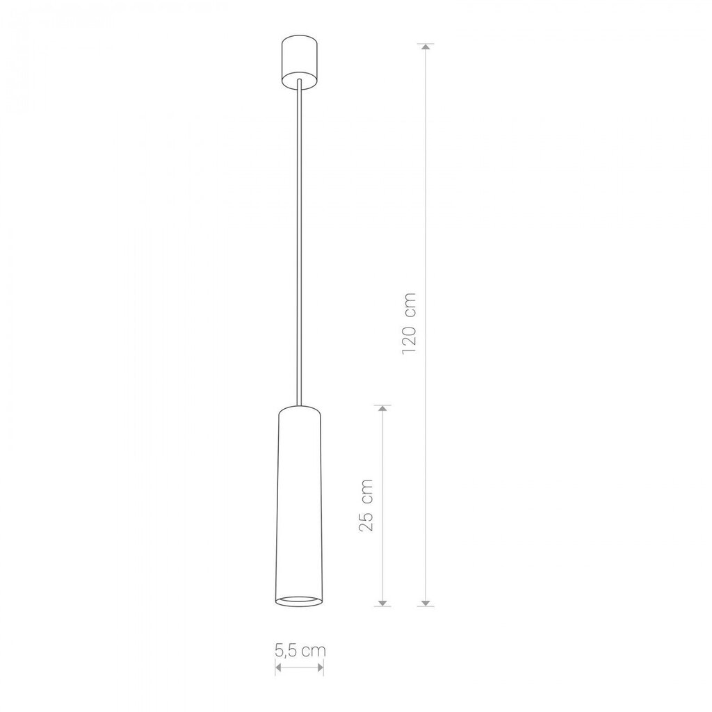 Nowodvorski Lighting rippvalgusti Eye Black I M 6840 цена и информация | Rippvalgustid | kaup24.ee