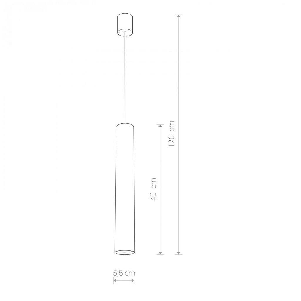 Nowodvorski Lighting rippvalgusti Eye Black I L 6841 hind ja info | Rippvalgustid | kaup24.ee