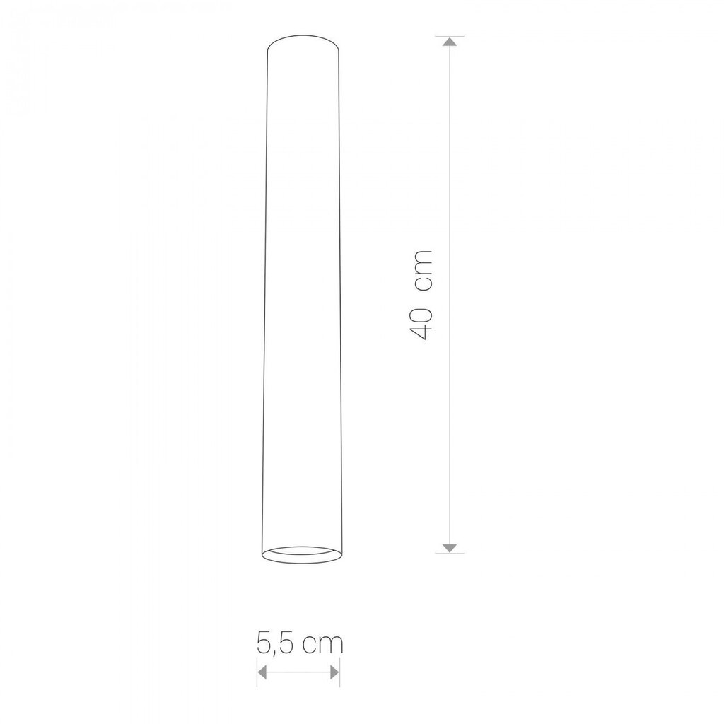 Nowodvorski Lighting laevalgusti Eye Black L 6838 hind ja info | Laelambid | kaup24.ee