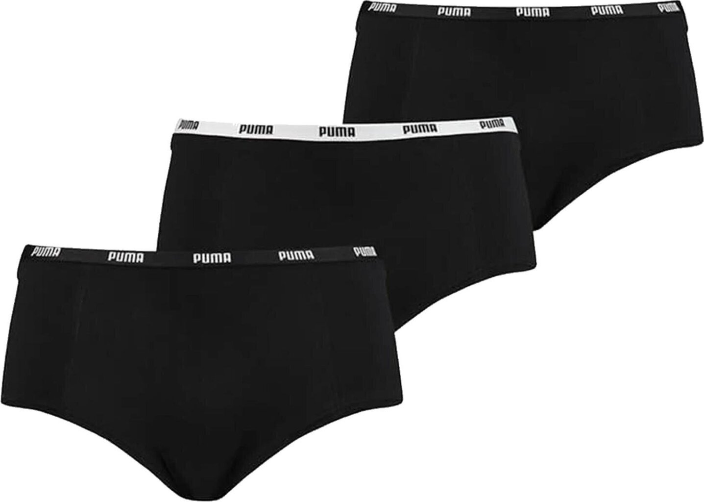 Puma naiste aluspüksid Mini shorts 3P 503006001-200-XS hind ja info | Naiste aluspüksid | kaup24.ee