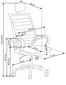 Kontoritool Socket, must/valge hind ja info | Kontoritoolid | kaup24.ee