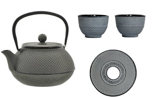 Японская чугунная чашка, чайник и поднос цена и информация | Стаканы, фужеры, кувшины | kaup24.ee