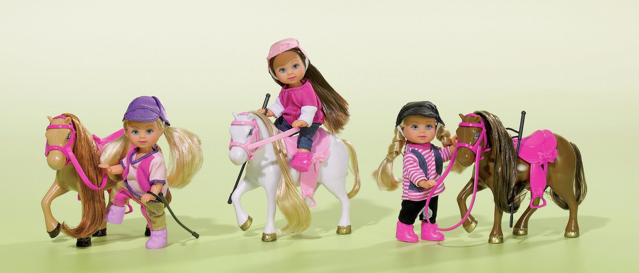 Simba nukk Evi hobusega цена и информация | Tüdrukute mänguasjad | kaup24.ee