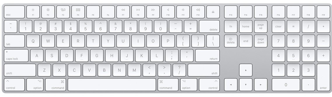 Magic Keyboard with Numeric Keypad SWE - MQ052S/A цена и информация | Klaviatuurid | kaup24.ee