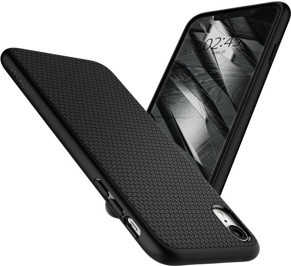 Spigen Liquid Air super elegant TPU back cover case for Apple iPhone XR Black цена и информация | Telefoni kaaned, ümbrised | kaup24.ee