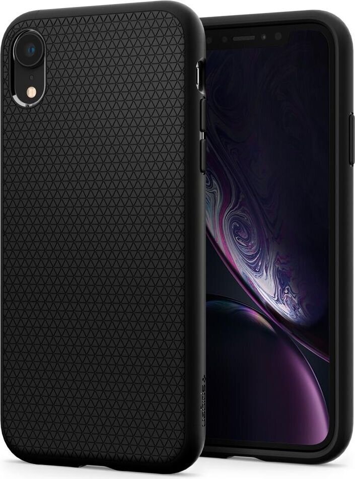 Spigen Liquid Air super elegant TPU back cover case for Apple iPhone XR Black цена и информация | Telefoni kaaned, ümbrised | kaup24.ee