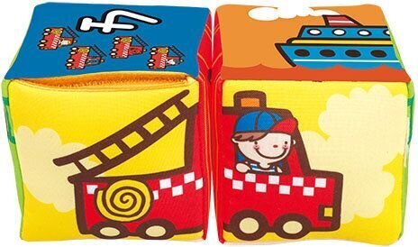 Sobita kokku kuubikud heliga - Sõidukid / K´sKids hind ja info | Imikute mänguasjad | kaup24.ee