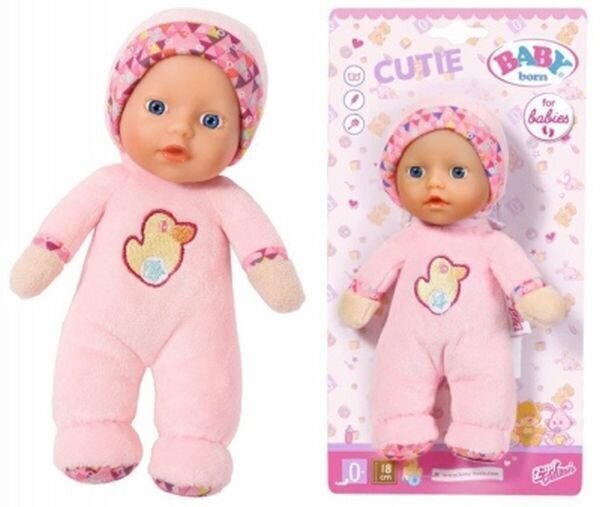 BABY born Cutie nukk, 18cm hind ja info | Tüdrukute mänguasjad | kaup24.ee