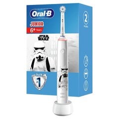 Электрическая зубная щетка Oral-B PRO3 JUNIOR 6+ StarWars цена и информация | Электрические зубные щетки | kaup24.ee