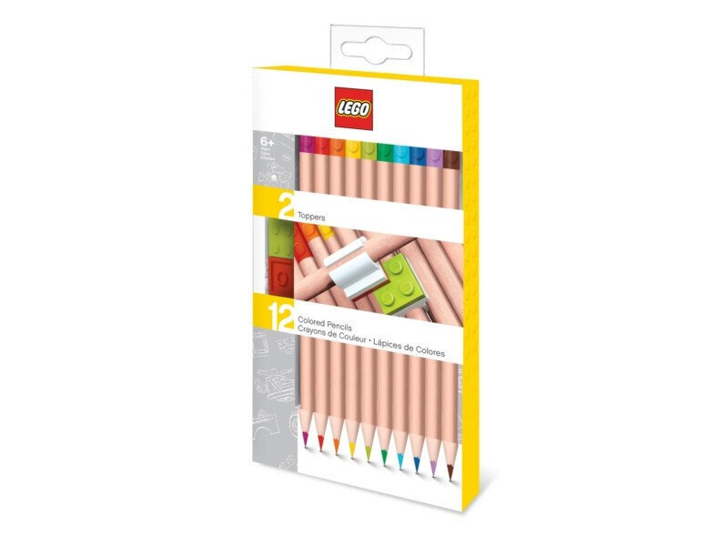 IQST LEGO 2.0 Värvipliiatsid 12tk hind ja info | Kunstitarbed, voolimise tarvikud | kaup24.ee