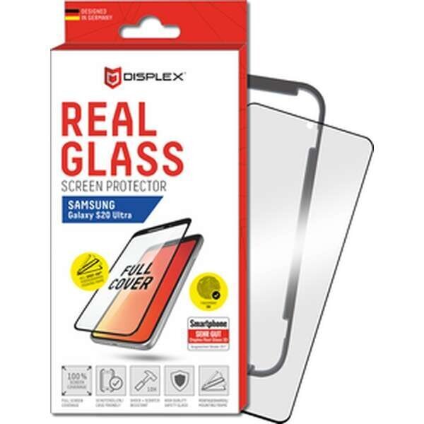 Samsung Galaxy S20 Ultra Real 3D Glass By Displex Black hind ja info | Ekraani kaitsekiled | kaup24.ee