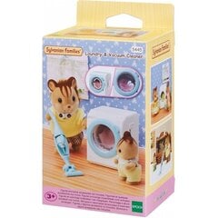 Стиральная машина и пылесос SYLVANIAN FAMILIES  цена и информация | MUST Металлическая бутылочка с Ярким рисунком (без BPA) (500ml) для мальчиков от 3+ лет Серая с Машинкой | kaup24.ee