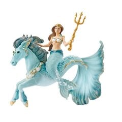 Кукла-русалка Schleich Bayala Русалка Фела верхом на подводной лошади цена и информация | Игрушки для девочек | kaup24.ee