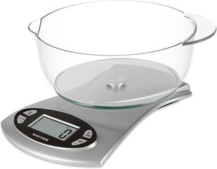 Salter 1069 SVDR 5KG Electronic Kitchen Scale - Silver цена и информация | Бытовые | kaup24.ee