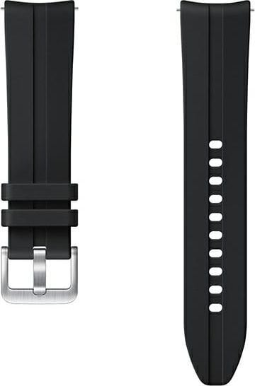 Vahetusrihm Samsung Galaxy Watch 3 silikoonrihm (S/M), (20 mm) - must, ET-SFR85SBEGEU цена и информация | Nutikellade ja nutivõrude tarvikud | kaup24.ee
