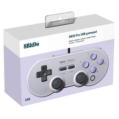 Juhtmega juhtpult 8BitDo SN30 Pro - SN Edition (Switch, PC, Mobile) hind ja info | Mängukonsoolide lisatarvikud | kaup24.ee