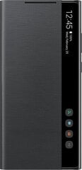 EF-ZN980CBE Samsung Clear View Cover for Galaxy Note 20 5G Mystic Black цена и информация | Чехлы для телефонов | kaup24.ee