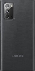 EF-ZN980CBE Samsung Clear View Cover for Galaxy Note 20 5G Mystic Black цена и информация | Чехлы для телефонов | kaup24.ee