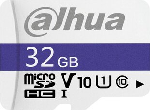 MEMORY MICRO SDHC 32GB UHS-I/TF-C100/32GB DAHUA цена и информация | Карты памяти для фотоаппаратов, камер | kaup24.ee