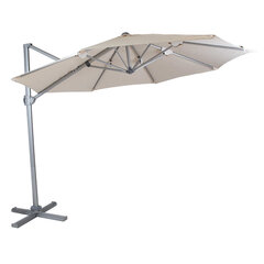 Зонт от солнца ROMA, D3xH2, 6 м, бежевый цвет цена и информация | Зонты, маркизы, стойки | kaup24.ee
