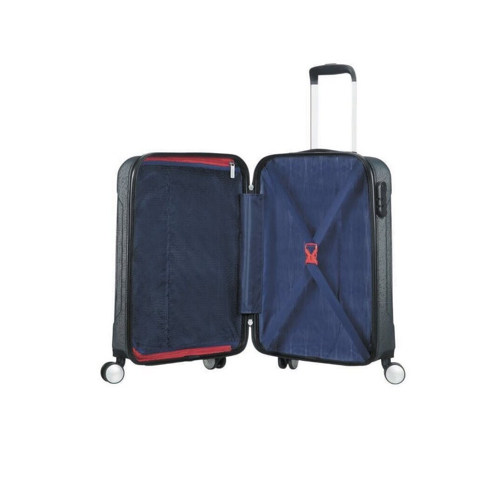 American Tourister käsipagas Spinner Tracklite 55, tumehall цена и информация | Kohvrid, reisikotid | kaup24.ee