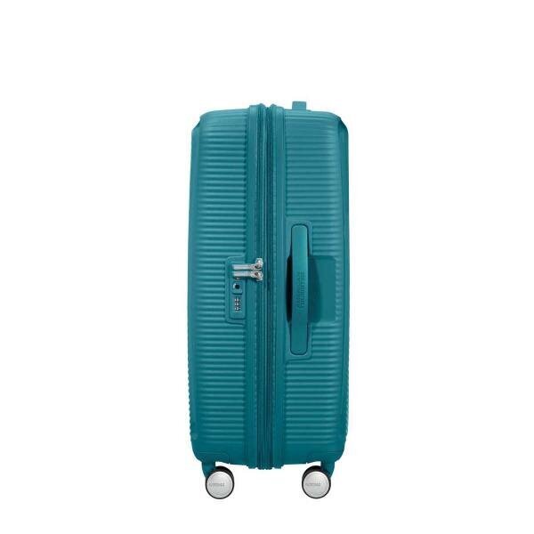 American Tourister suur reisikohver Soundbox Spinner Expandable 77cm, roheline hind ja info | Kohvrid, reisikotid | kaup24.ee