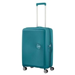 American Tourister большой чемодан Soundbox Spinner Expandable 77см, зеленый цена и информация | Чемоданы, дорожные сумки | kaup24.ee