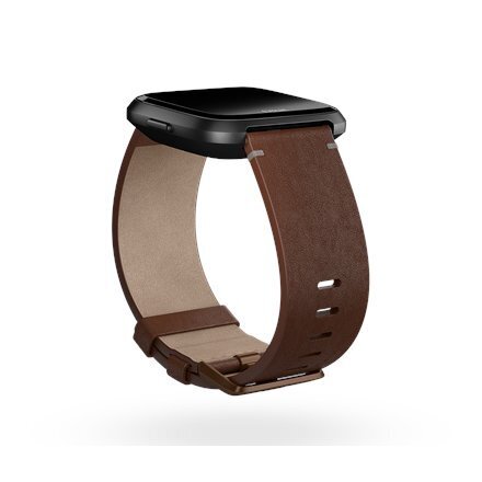 Fitbit Versa FB166LBDBL Cognac Large цена и информация | Nutikellad (smartwatch) | kaup24.ee