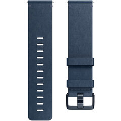 Fitbit Versa Accessory Leather Band Navy цена и информация | Аксессуары для смарт-часов и браслетов | kaup24.ee