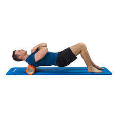 Fitnessrull Tunturi Yoga Foam Grid Roller 61cm, oranz hind ja info | Massaažikaubad | kaup24.ee