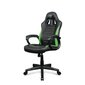 Mänguritool L33T Gaming Encore, must-roheline hind ja info | Kontoritoolid | kaup24.ee