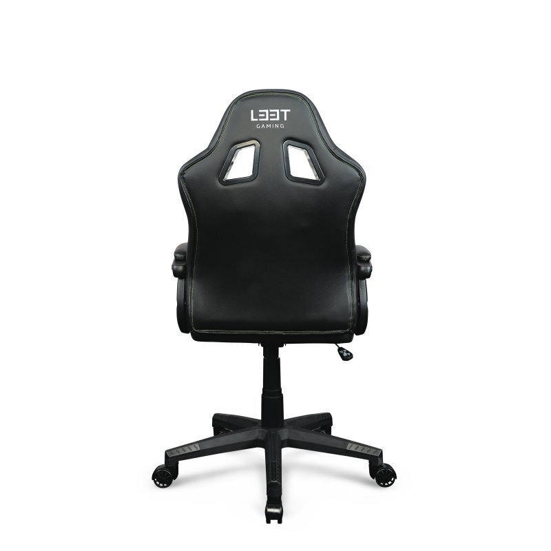 Mänguritool L33T Gaming Encore, must-roheline hind ja info | Kontoritoolid | kaup24.ee