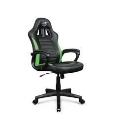 Mänguritool L33T Gaming Encore, must-roheline цена и информация | Офисные кресла | kaup24.ee