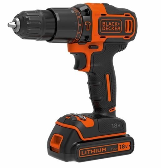 Kruvikeeraja Black & Decker BDCHD18KB цена и информация | Akutrellid ja akukruvikeerajad | kaup24.ee