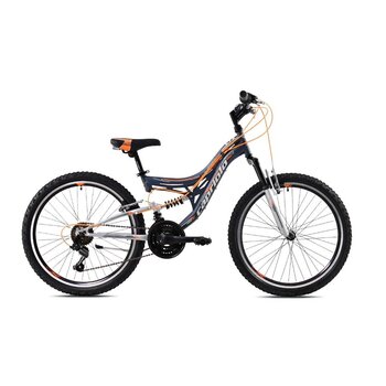 Велосипед для детей Capriolo MTB CTX240 24", серый /оранжевый цена и информация | Велосипеды | kaup24.ee