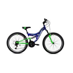 Детский велосипед Capriolo MTB CTX240 24", синий/зелёный цена и информация | Велосипеды | kaup24.ee