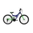 Noorukite jalgratas Capriolo CTX 240 24 sinine-roheline, raam 17
