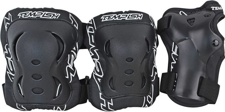 Tempish FID 3-set of protect.(knees, elbows, wrists) black XL hind ja info | Rulluisukaitsmed | kaup24.ee