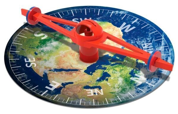 Kidzlabs Hiiglaslik magnetkompass 4M hind ja info | Arendavad mänguasjad | kaup24.ee