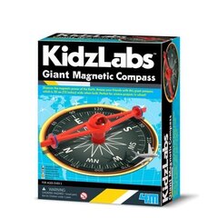 Kidzlabs Hiiglaslik magnetkompass 4M hind ja info | Arendavad mänguasjad | kaup24.ee