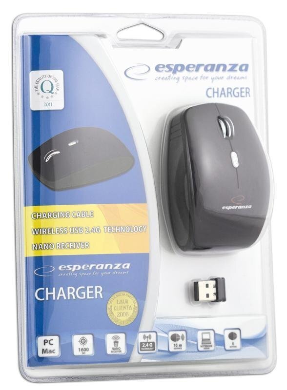 Esperanza Charger EM121, must цена и информация | Hiired | kaup24.ee