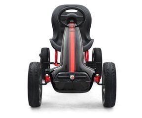 Milly Mally pedaalidega kart lastele Abarth, must hind ja info | Poiste mänguasjad | kaup24.ee