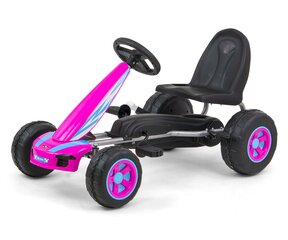 Milly Mally pedaalidega kart lastele Viper, roosa цена и информация | Игрушки для мальчиков | kaup24.ee